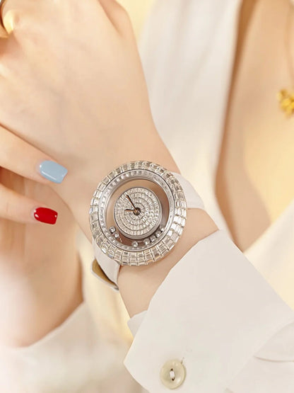 Tsar Bomba Nucleus Quartz TB8215L-01 44mm 3 ATM Silver Dial Women's Watch