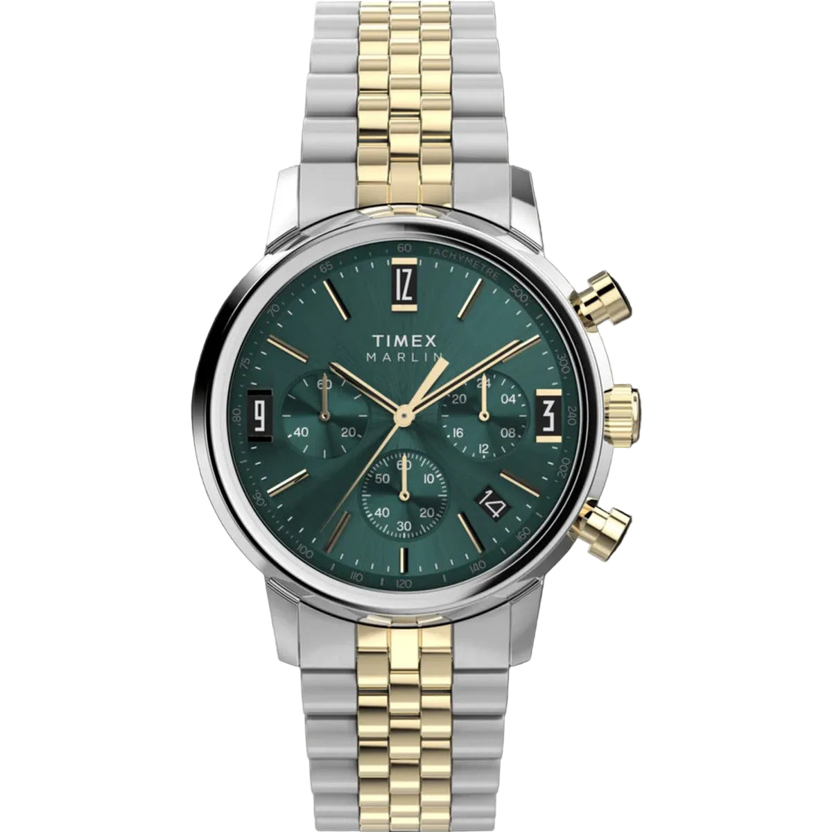 Timex Stainless Steel Green Dial 40mm Men's Watch