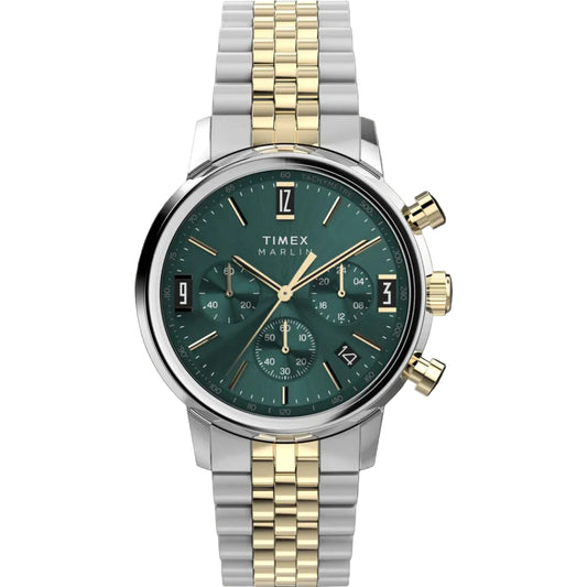 Timex Stainless Steel Green Dial 40mm Men's Watch