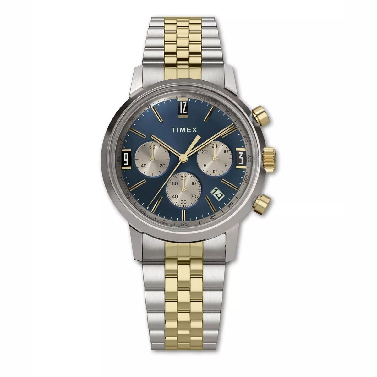 Timex Stainless Steel Blue Dial 40mm Men's Watch