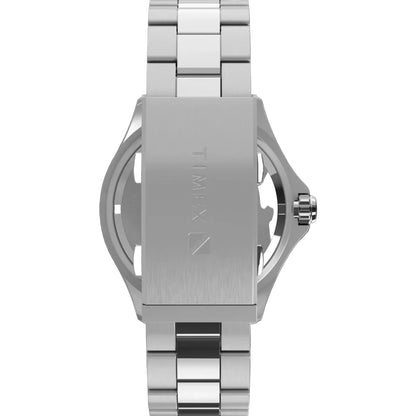 Timex Stainless Steel Blue Dial 44mm Men's Watch