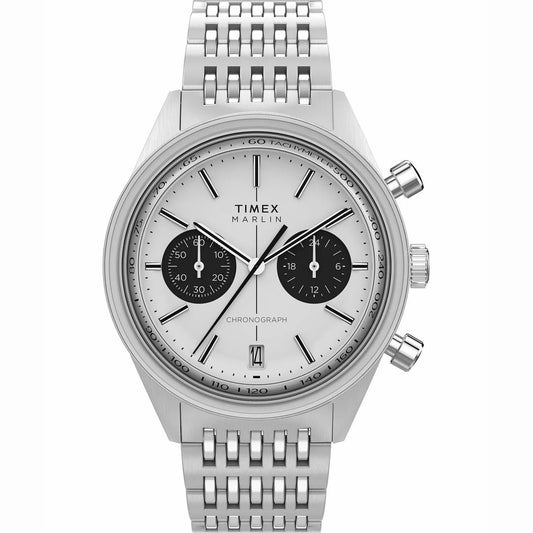 Timex Stainless Steel Silver Dial 40mm Men's Watch