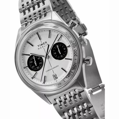 Timex Stainless Steel Silver Dial 40mm Men's Watch