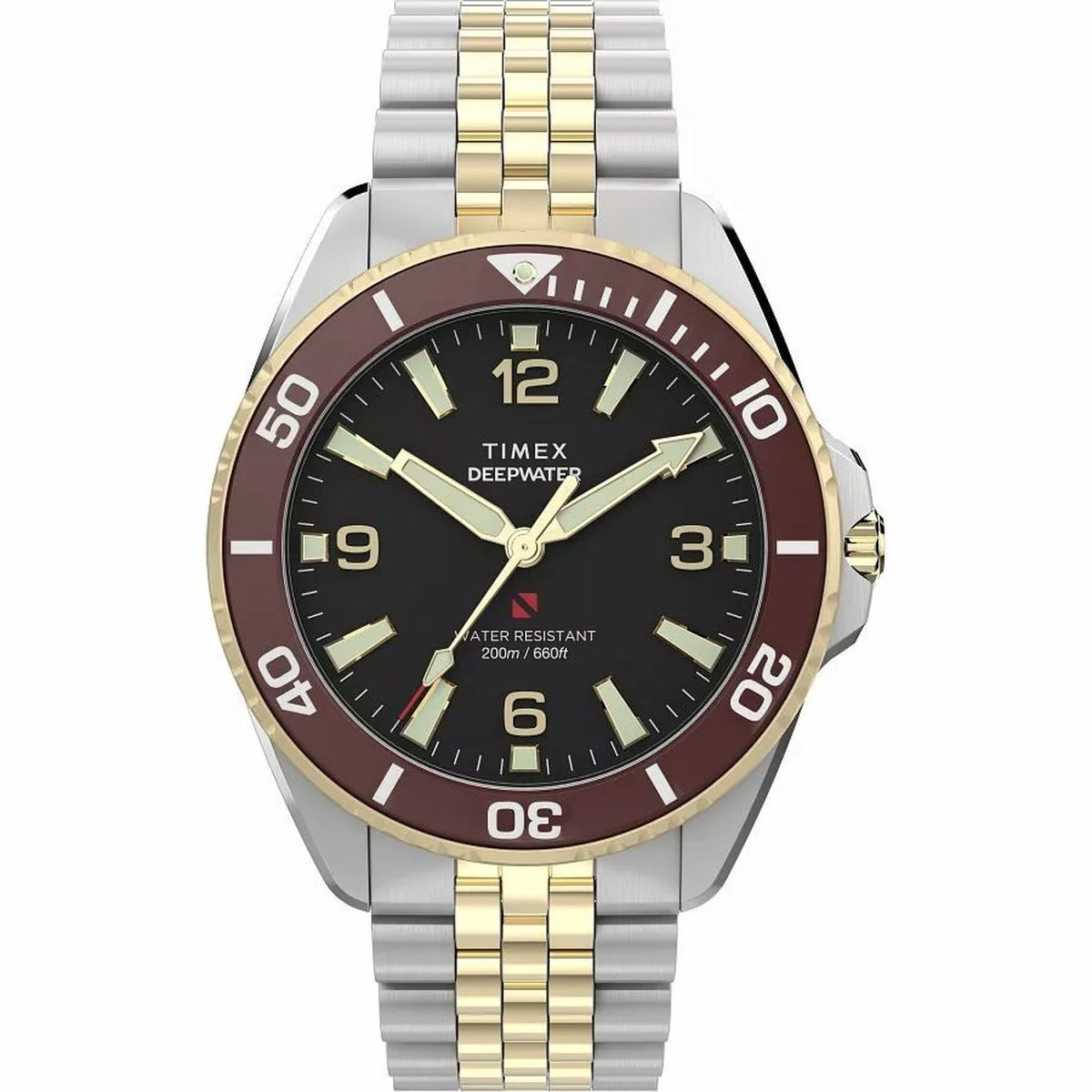 Timex Stainless Steel Black Dial 40mm Men's Watch