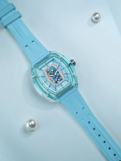 Tsar Bomba Nucleus Quartz TB8219L-01 35mm 3 ATM Blue Dial Women's Watch
