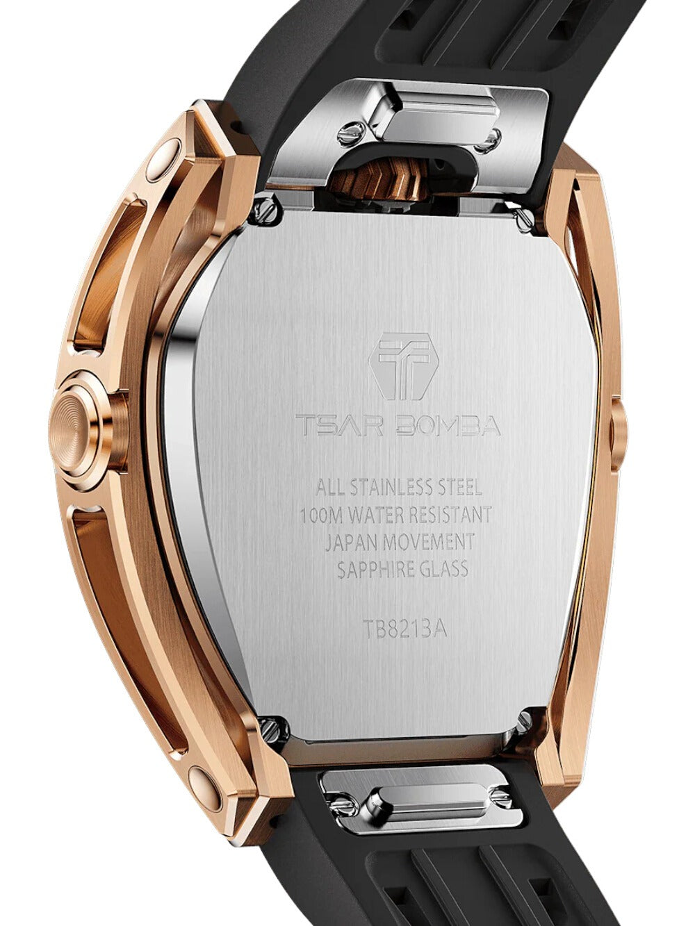 Tsar Bomba Reactor Automatic TB8213A-07(1+2)SET 44mm 10 ATM Rose gold Dial Men's Watch