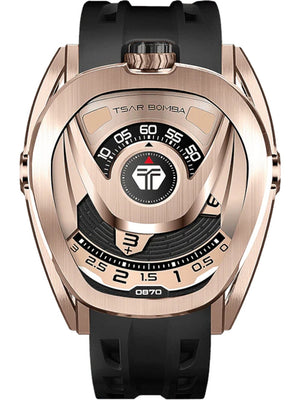 Tsar Bomba Reactor Automatic TB8213A-07(1+2)SET 44mm 10 ATM Rose gold Dial Men's Watch