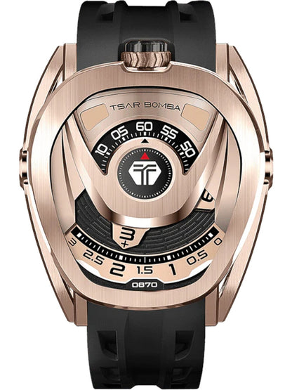 Tsar Bomba Reactor Automatic TB8213A-07(1+2)SET 44mm 10 ATM Rose gold Dial Men's Watch