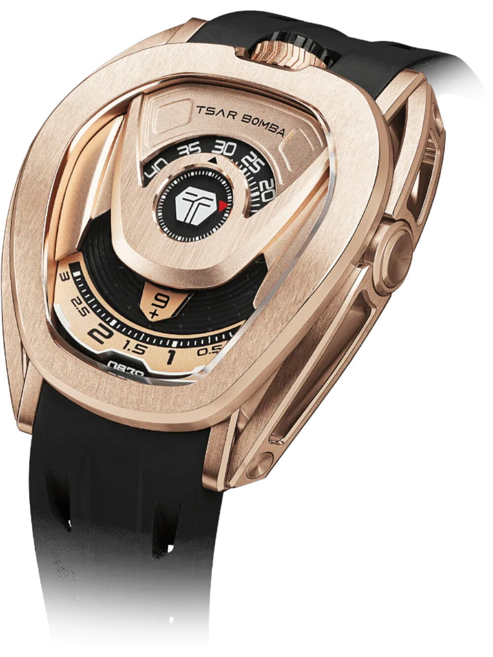 Tsar Bomba Reactor Automatic TB8213A-07(1+2)SET 44mm 10 ATM Rose gold Dial Men's Watch