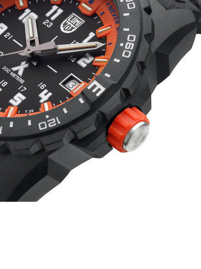 Luminox Bear Grylls Mountain Quartz XB.3739 43mm 20 ATM Orange, Black Dial Men's Watch