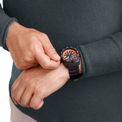 Luminox Bear Grylls Mountain Quartz XB.3739 43mm 20 ATM Orange, Black Dial Men's Watch