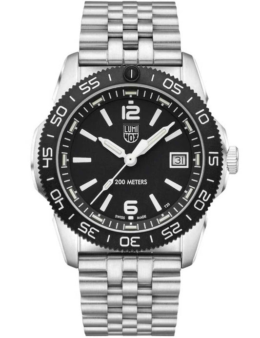 Luminox Pacific Diver Unisex Quartz XS.3122M.1 39mm 20 ATM Black Dial Unisex Watch
