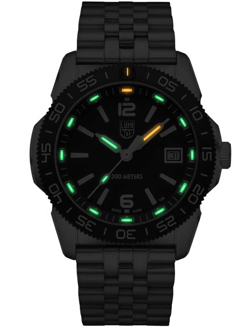 Luminox Pacific Diver Unisex Quartz XS.3122M.1 39mm 20 ATM Black Dial Unisex Watch
