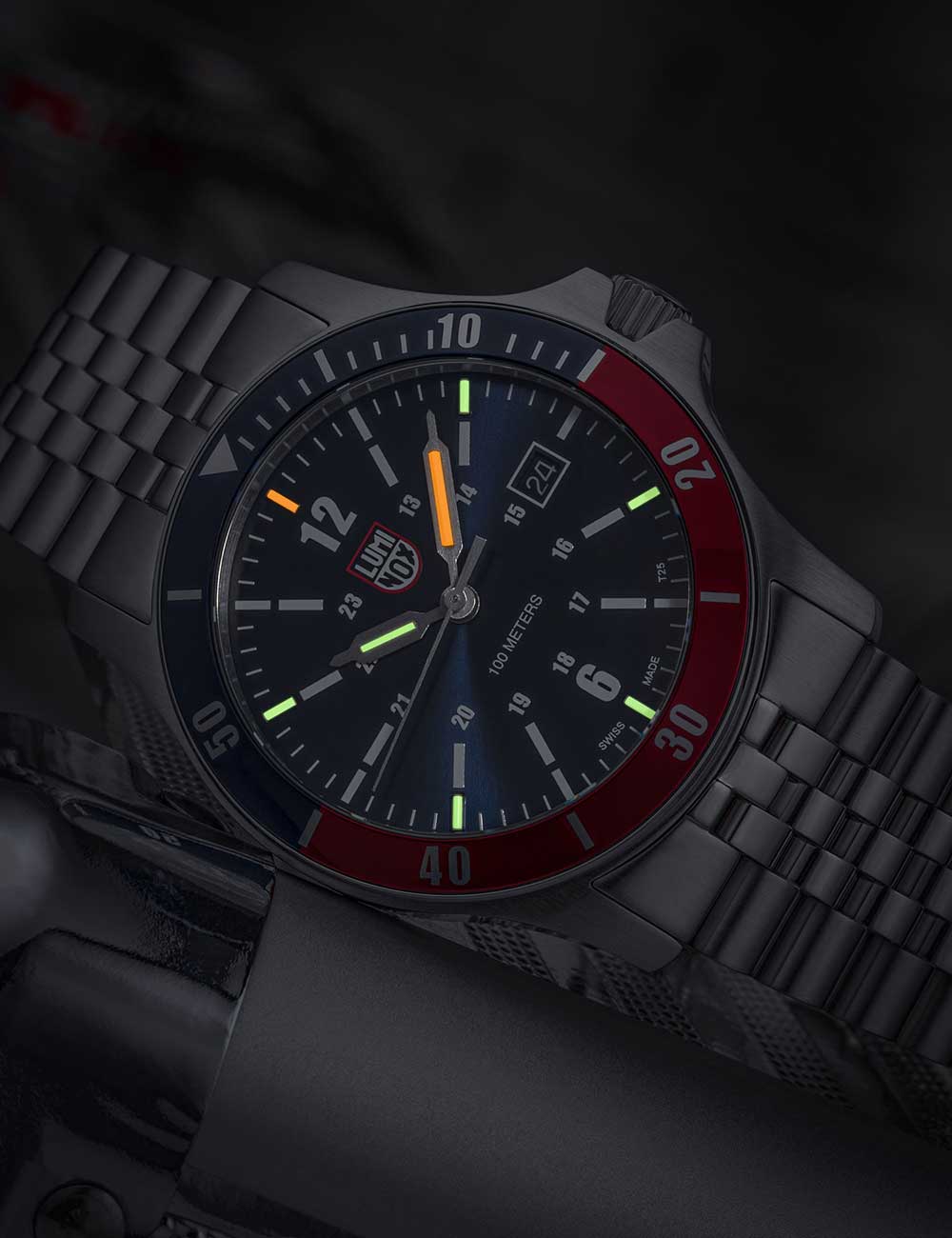 Luminox Sport Timer Quartz XS.0914 42mm 10 ATM Blue Dial Men's Watch