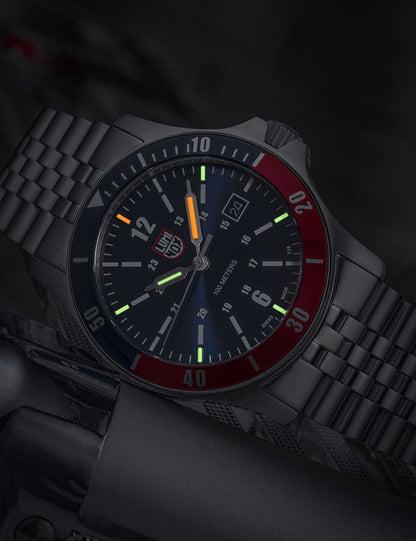 Luminox Sport Timer Quartz XS.0914 42mm 10 ATM Blue Dial Men's Watch